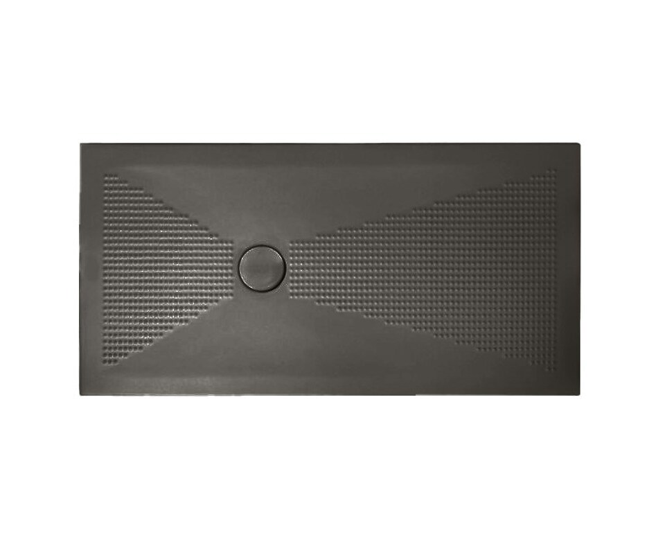 Фото №10  UPC714 / UPCM714 Althea душевой поддон 70х140, 3 см  Матовое железо Plus-Ton®