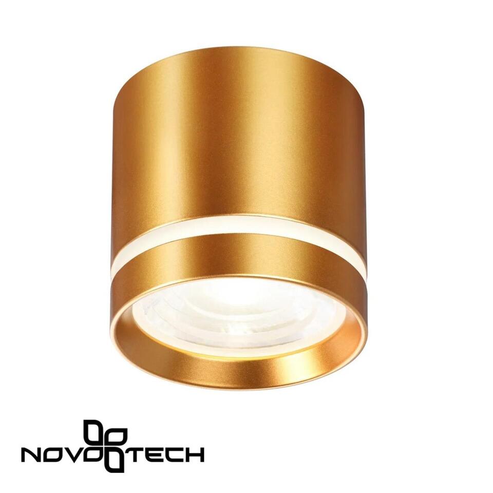 Фото №3  NOVOTECH 358494 OVER NT20 394 золото Светильник накладной IP20 LED 4000K 12W 220V ARUM
