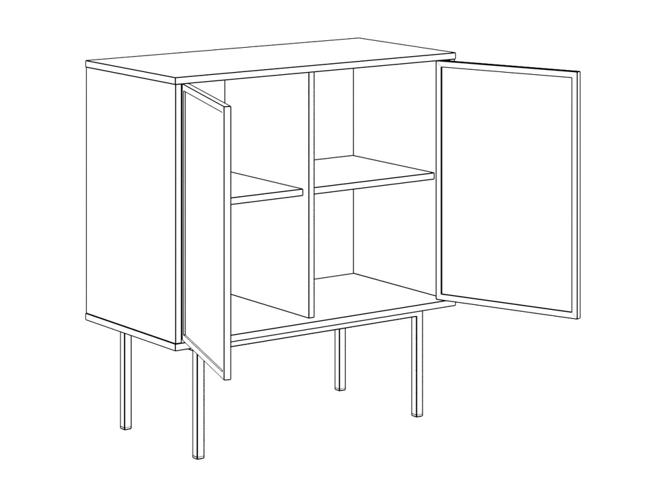 Фото №9  Шкаф OGOGOHOME Шкаф Boho низкий