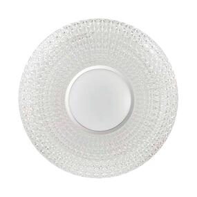 Фото SONEX 2048/EL PALE SN 000 Светильник пластик/белый/прозрачный/хром LED 72Вт 3000-6300K D510 IP43 пульт ДУ VISMA