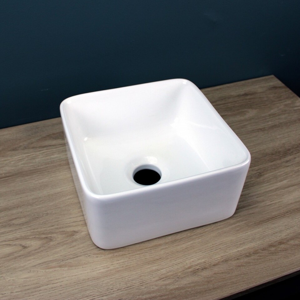 Фото №15  Раковина Teymi Раковина Helmi Mini 24 artceramic, накладная, белая T50303