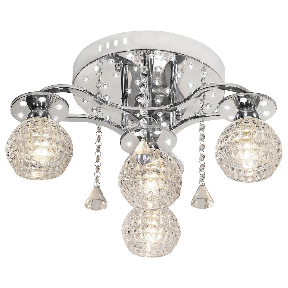 Фото №1  749-107-04 VELANTE Светильники с LED светильник потолочный, E14, 4x40W
