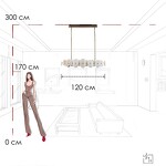 Превью фото №10  Подвесной светильник 10248/1200 Подвесной светильник LOFT IT Alicante
