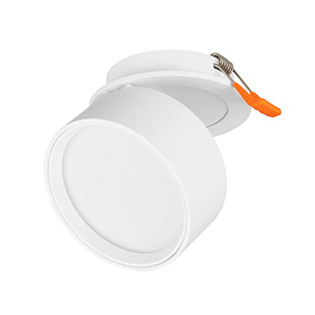 Фото Arlight Светильник LGD-POT-BUILT-R85-12W Warm3000 (WH, 100 deg, 230V) ( IP44 Металл, 5 лет)