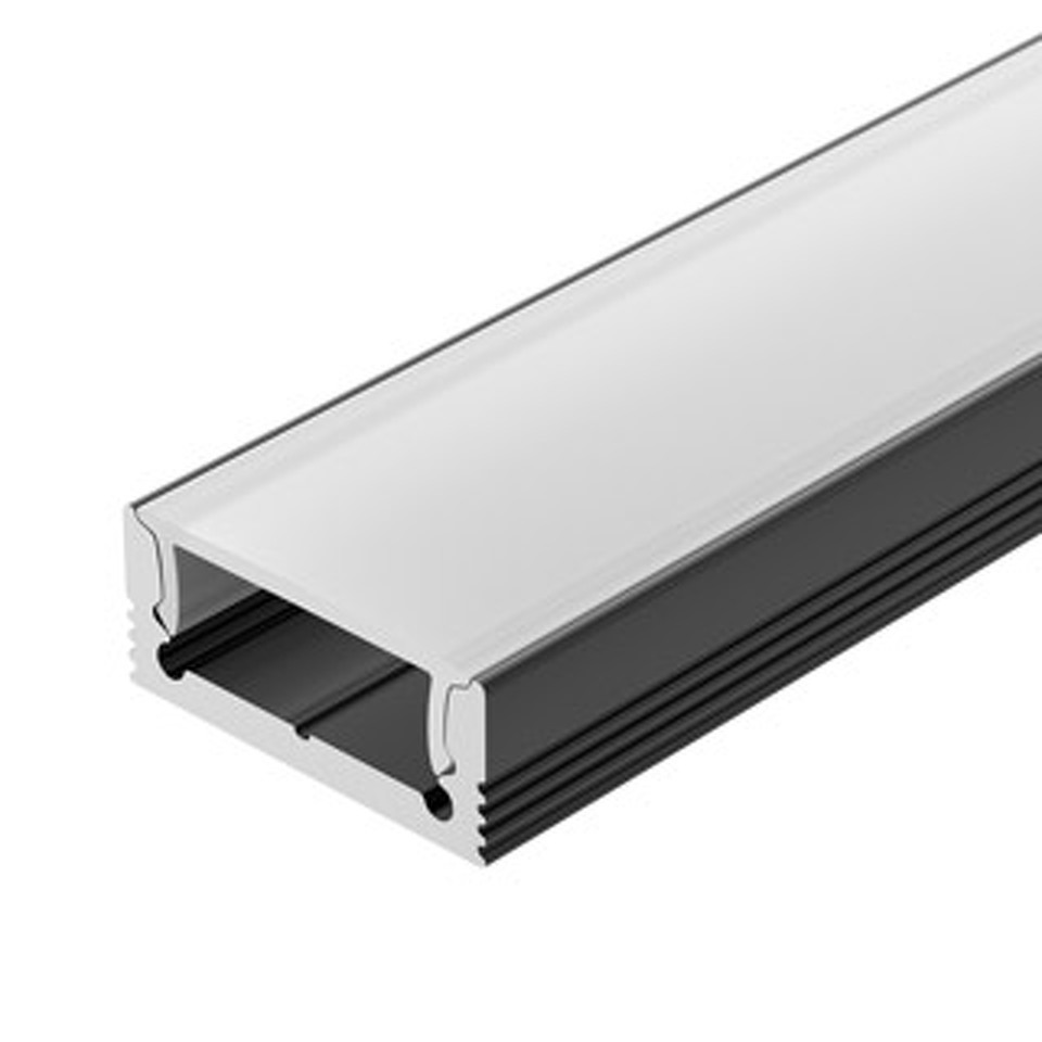 Фото №1  Arlight Профиль SL-SLIM-H7-2000 BLACK ( Алюминий)