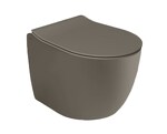 Превью фото №1  Унитаз 40375R Althea Cover Rimless Plus+Ton унитаз подвесной 52x36 см  Матовый бетон Plus-Ton®