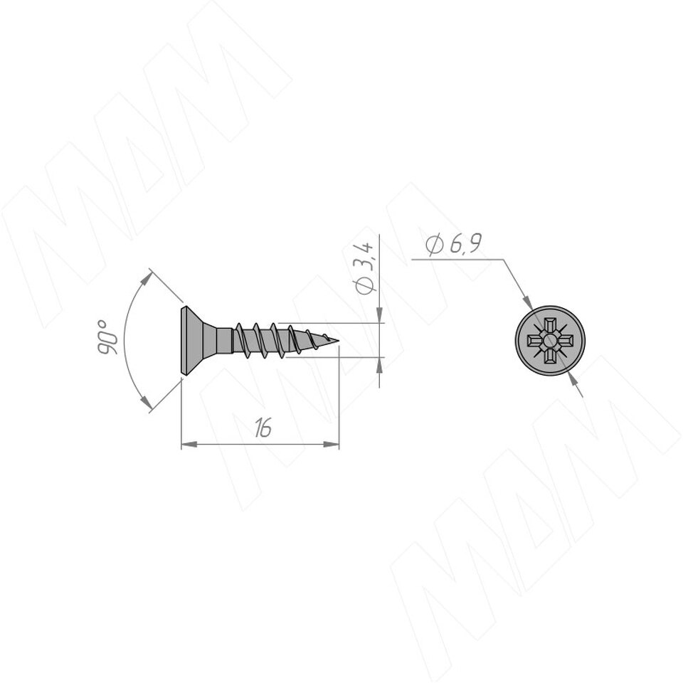 Фото №4  PULSE SuperGlide Подпятник круглый, D19 мм, под саморез (HR19-S)