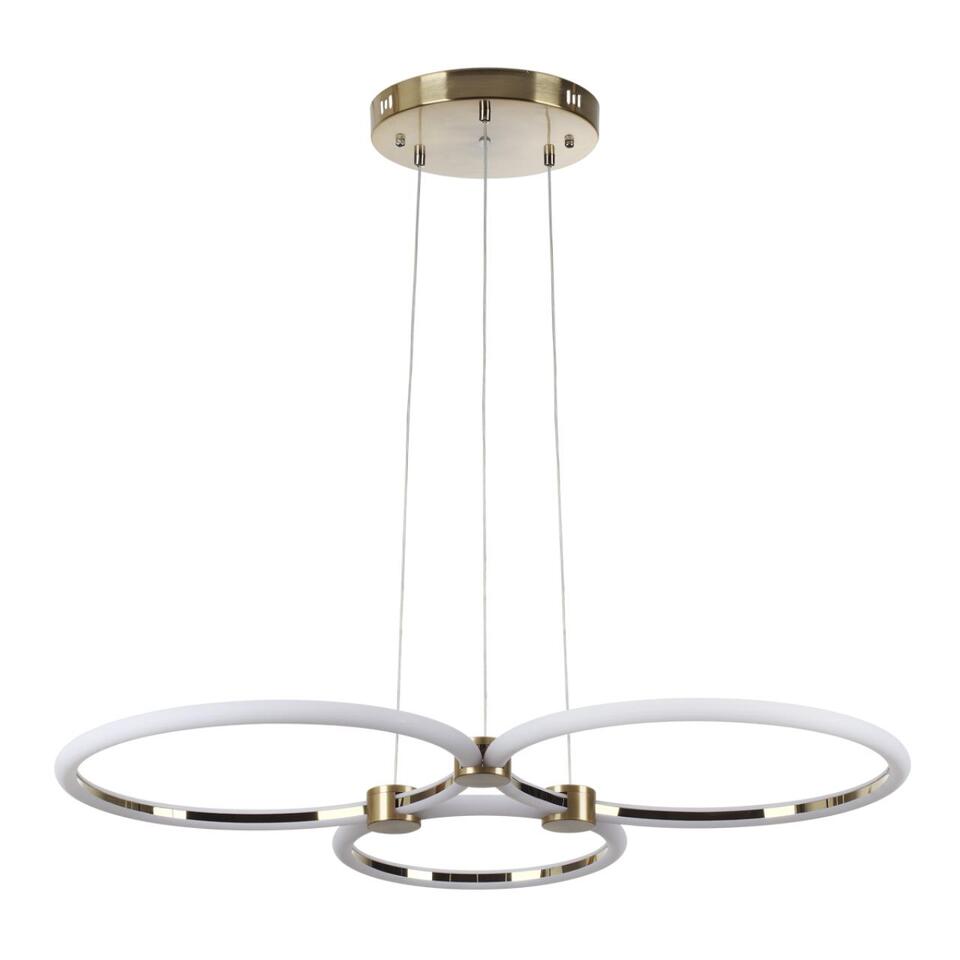 Фото №5  Подвесной светильник LUMION 5297/80L LEDIO LN23 000 золотой Светильник подвесной LED диммир. с ДУ 80W 3000-6000К 220V NOVA