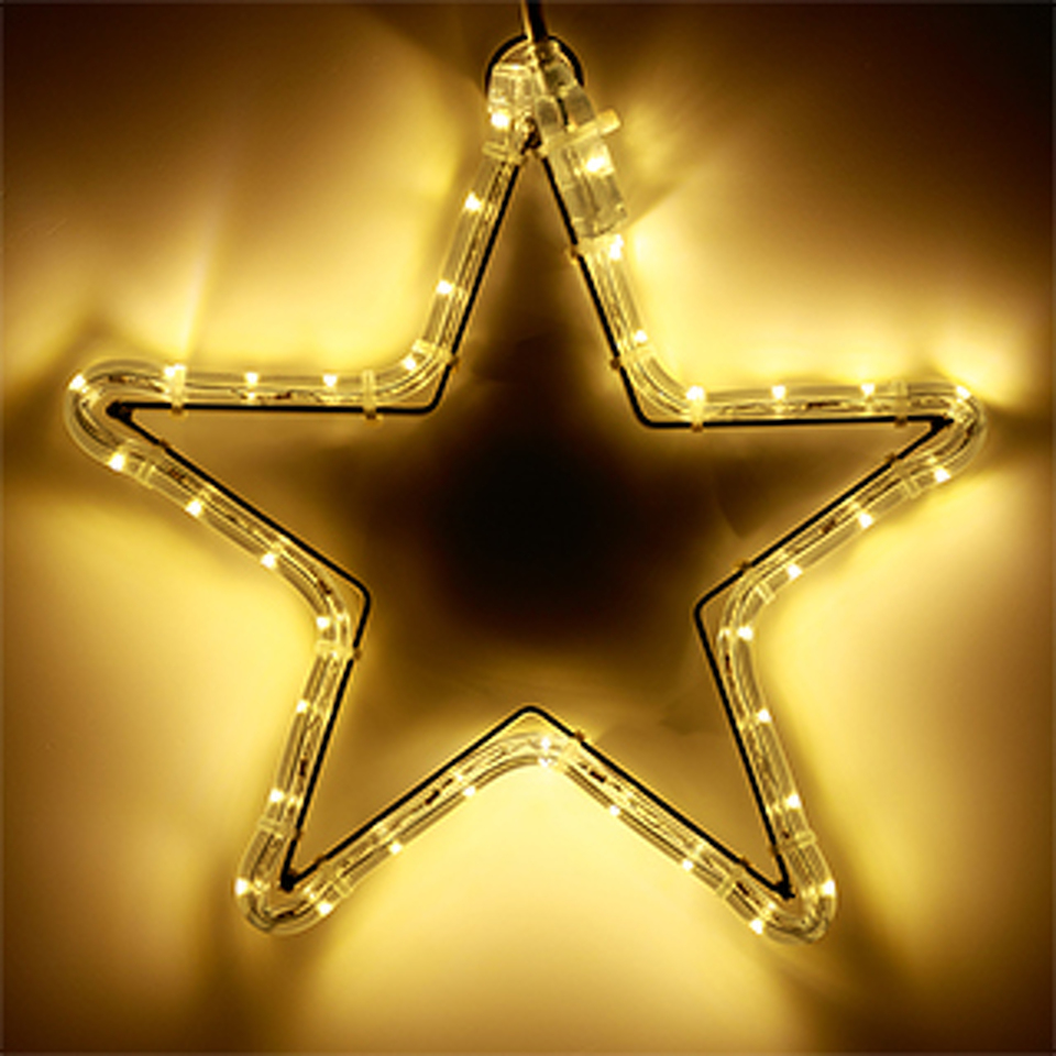 Фото №1  Ardecoled Фигура cветодиодная ARD-STAR-M1-295x275-36LED Warm (230V, 2.5W) ( IP65)