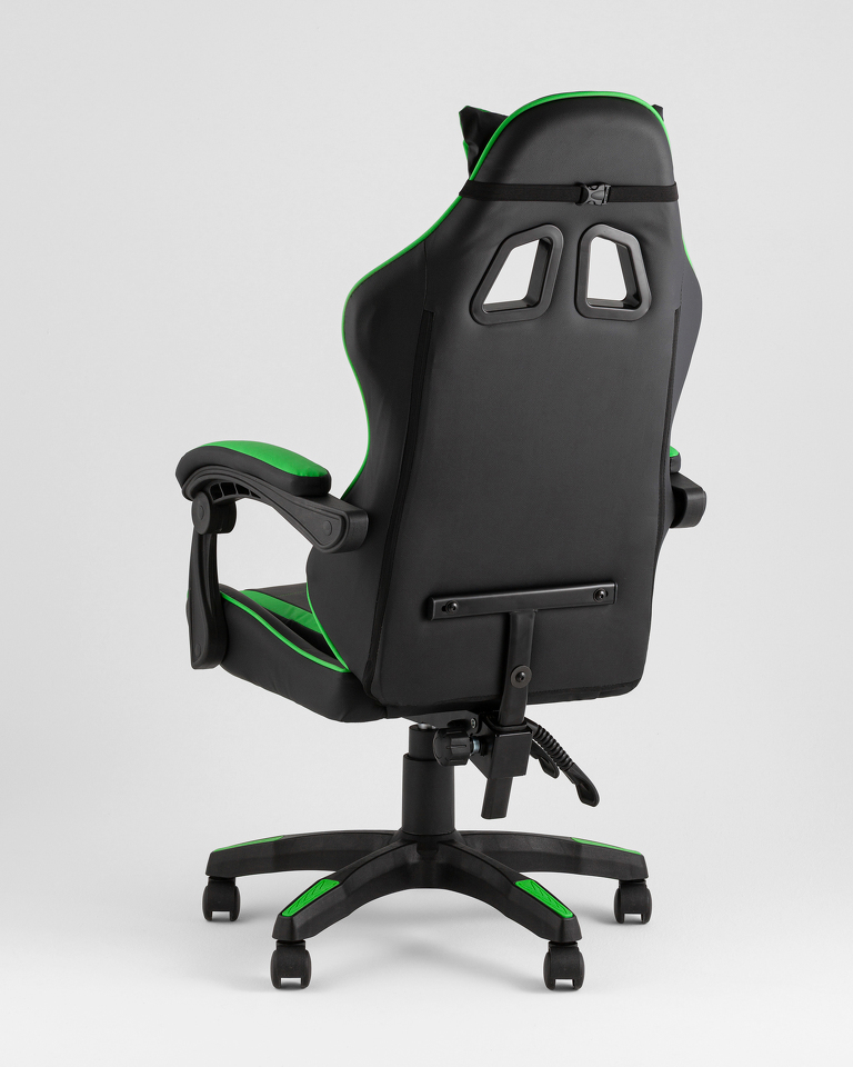 Фото №10  Кресло спортивное TopChairs Shadow черно-зеленый