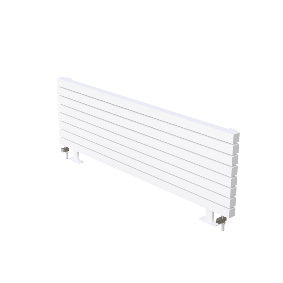 Фото №3  Радиатор Asthetik  60 HN 60x60 1500 -8, Низ лево, 9016 RAL белый мат