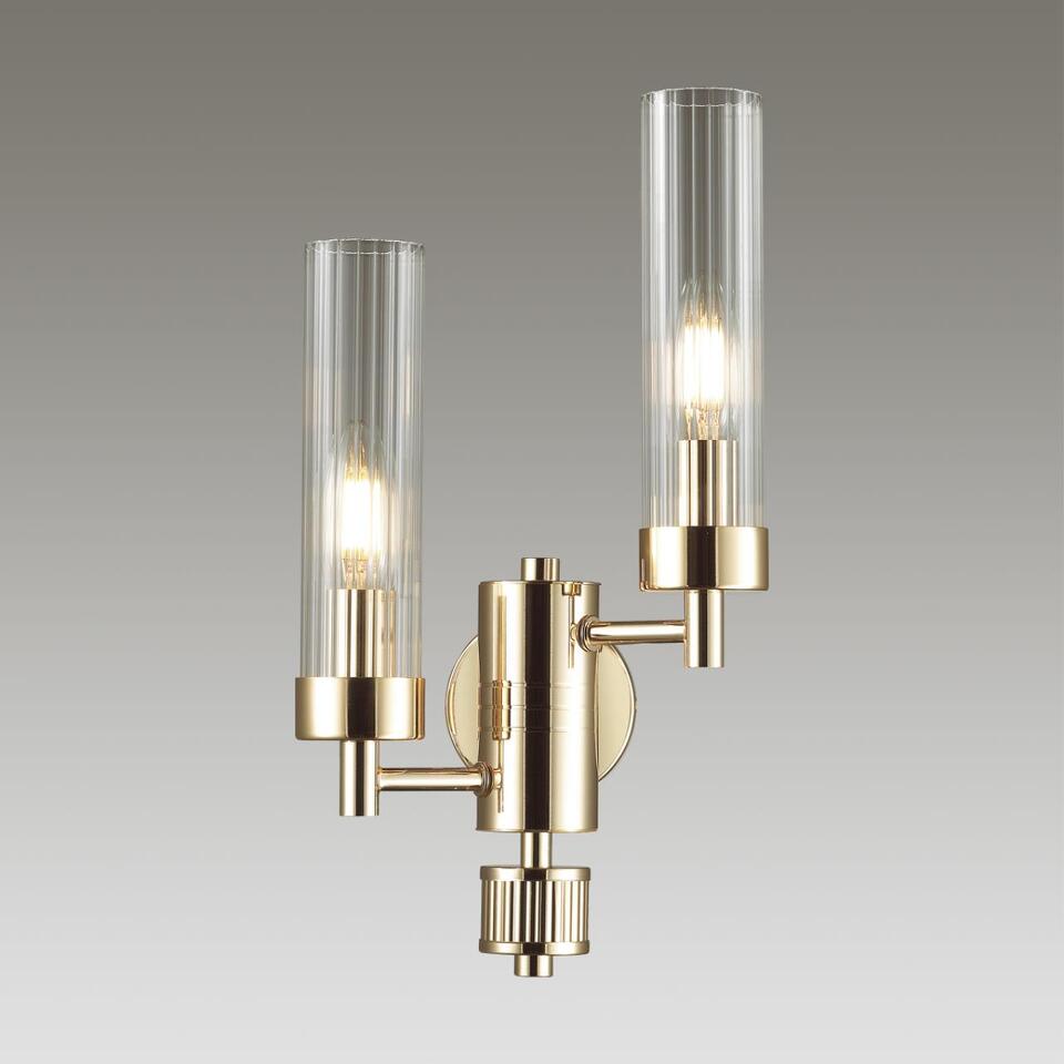 Фото №3  LUMION 5274/2W CLASSI LN26 101 золотой Бра E14 2*40W 220V KAMILLA