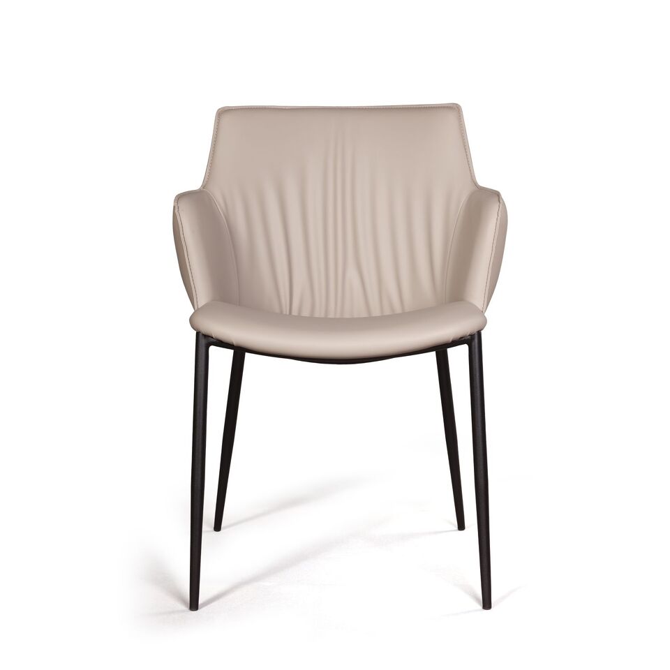 Фото №14  Top concept Стул с подлокотниками София, иск.кожа soft-touch, серый