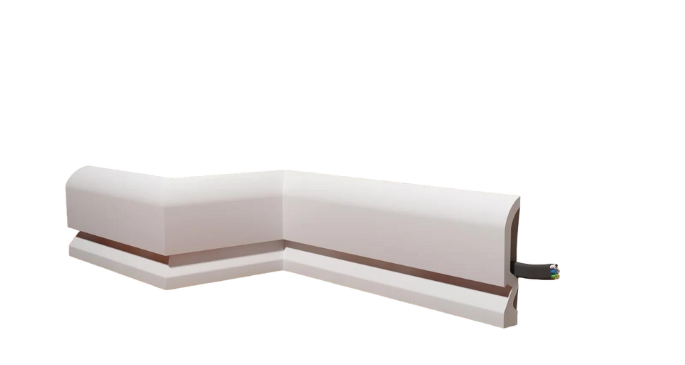 Фото №6  Плинтус Decor-dizayn DD700/Плинтус (100х18.1x2000мм)/13, шт