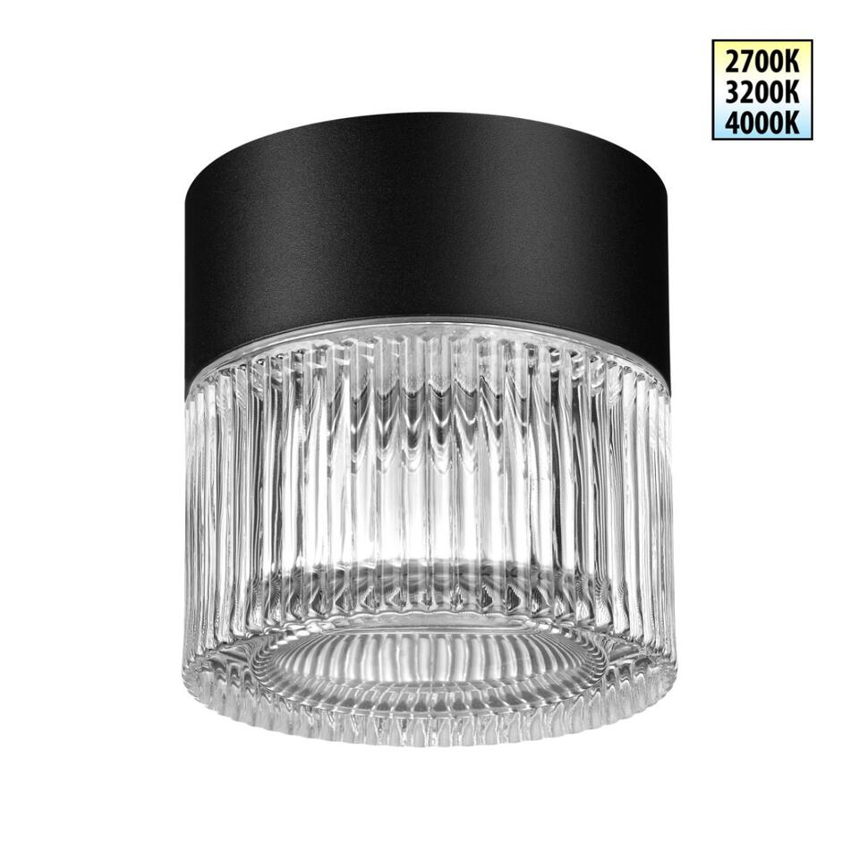 Фото №5  NOVOTECH 359716 STREET NT25 714 черный Светильник ландшафтный с переключ. цветовой температуры IP65 LED 12W 100-240V 2700К\3200К\4000К ESTIMA
