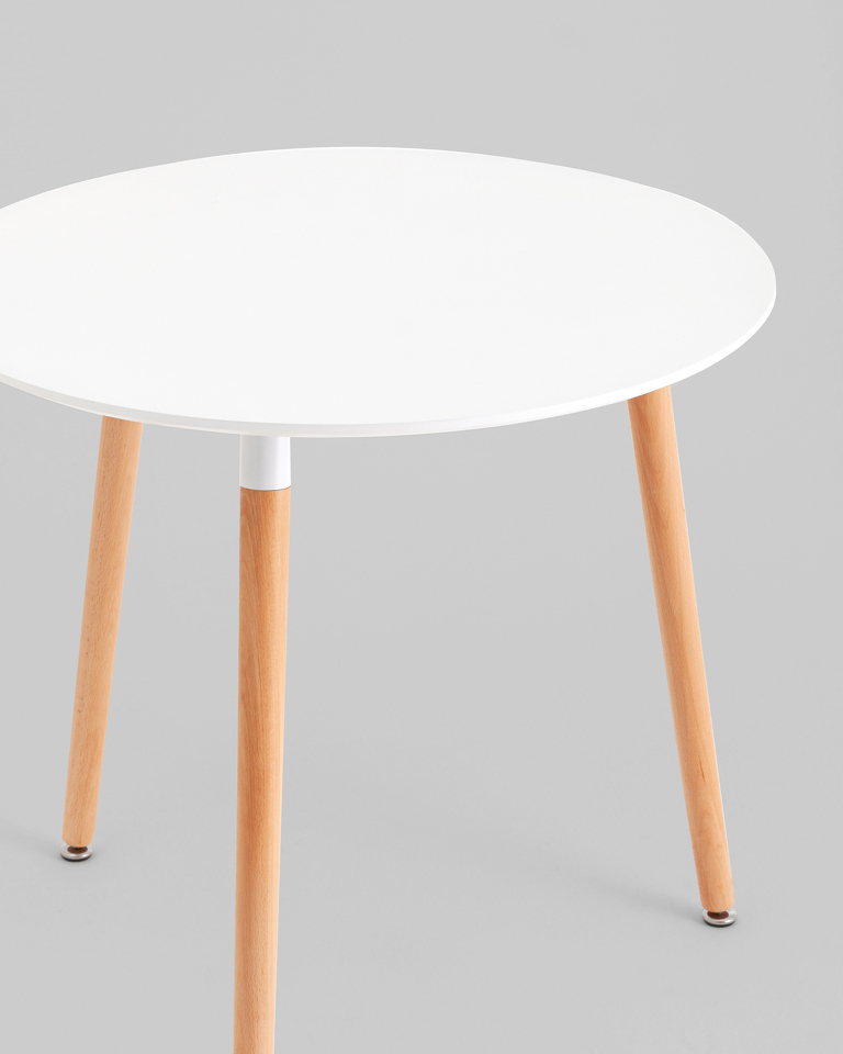 Фото №9  Стол круглый EAMES DST NEW D80 белый