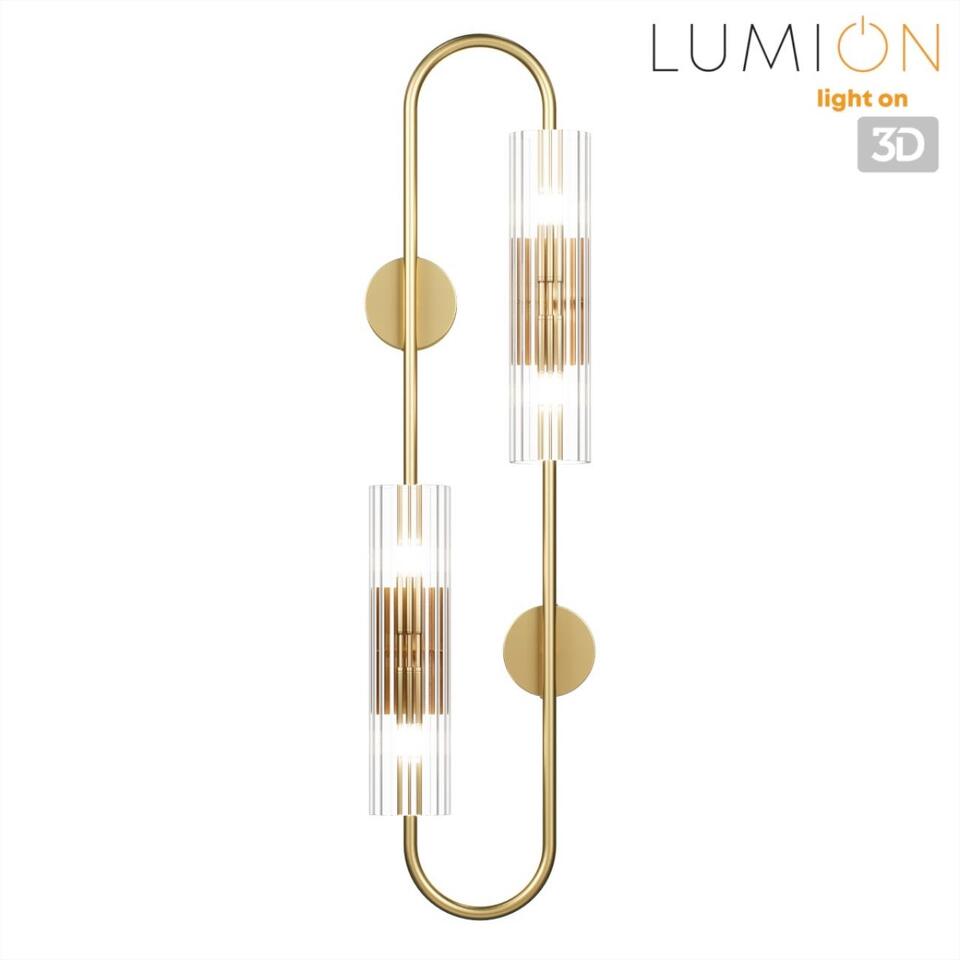 Фото №7  LUMION 6560/4W SUSPENTIONI LN26 282  золотой/прозрачный, металл/стекло Бра G9 4*20W 220V TORONTO