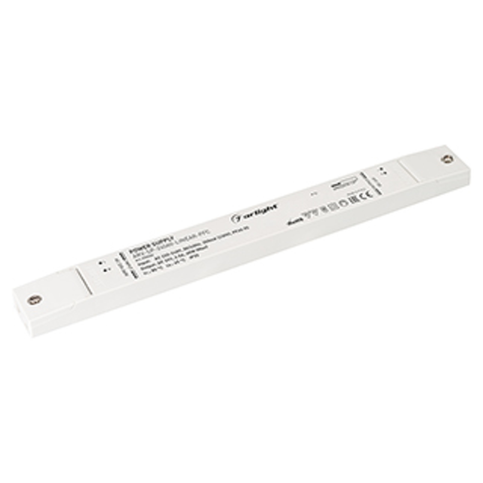 Фото №1  Arlight Блок питания ARV-SP-24060-LINEAR-PFC (24V, 2.5A, 60W) ( IP20 Пластик, 5 лет)