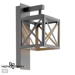 Превью фото №1  NOVOTECH 358447 STREET NT20 684 темно-серый Ландшафтн.настен.светильник IP54 LED 4000K 10W 100-240V DANTELA