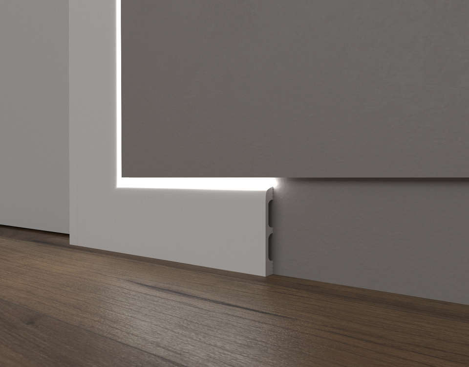 Фото №4  Плинтус Decor-dizayn DD706/Плинтус (80х13x2000мм)/23, шт