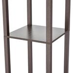 Превью фото №5  Торшер LUMION 8090/1F COMFI LN26 460 кофейный/белый, дерево/текстиль Торшер Е27 1*60W 220V PRACTIC