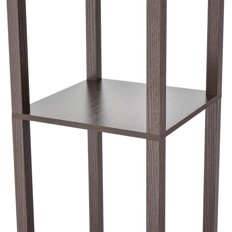 Фото №12  Торшер LUMION 8090/1F COMFI LN26 460 кофейный/белый, дерево/текстиль Торшер Е27 1*60W 220V PRACTIC