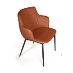 Превью фото №12  Top concept Стул с подлокотниками София, иск.кожа soft-touch, терракот