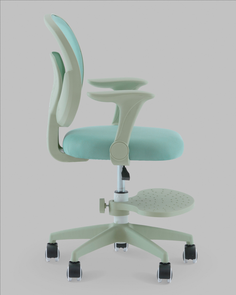 Фото №9  Кресло TopChairs Mila голубой