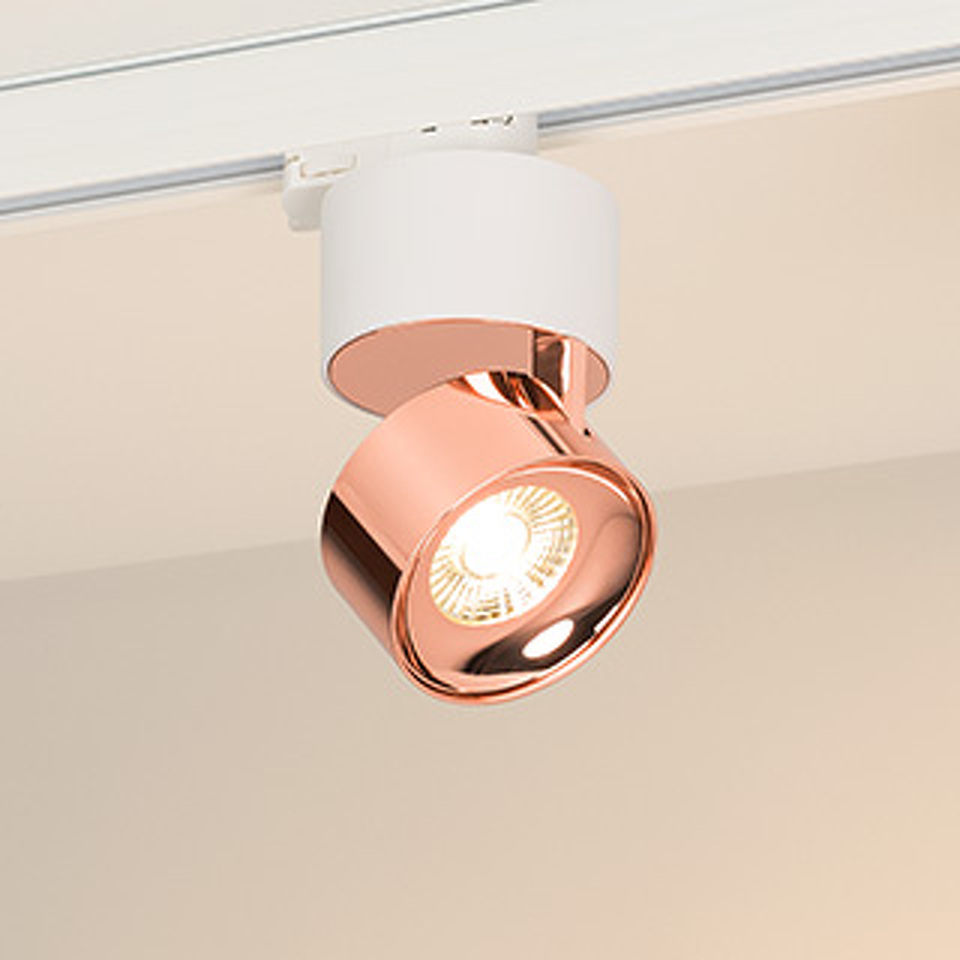 Фото №1  Arlight Светильник SP-PLURIO-TRACK-4TR-R77-9W Warm3000 (WH-COP, 36 deg, 230V) ( IP20 Металл, 3 года)