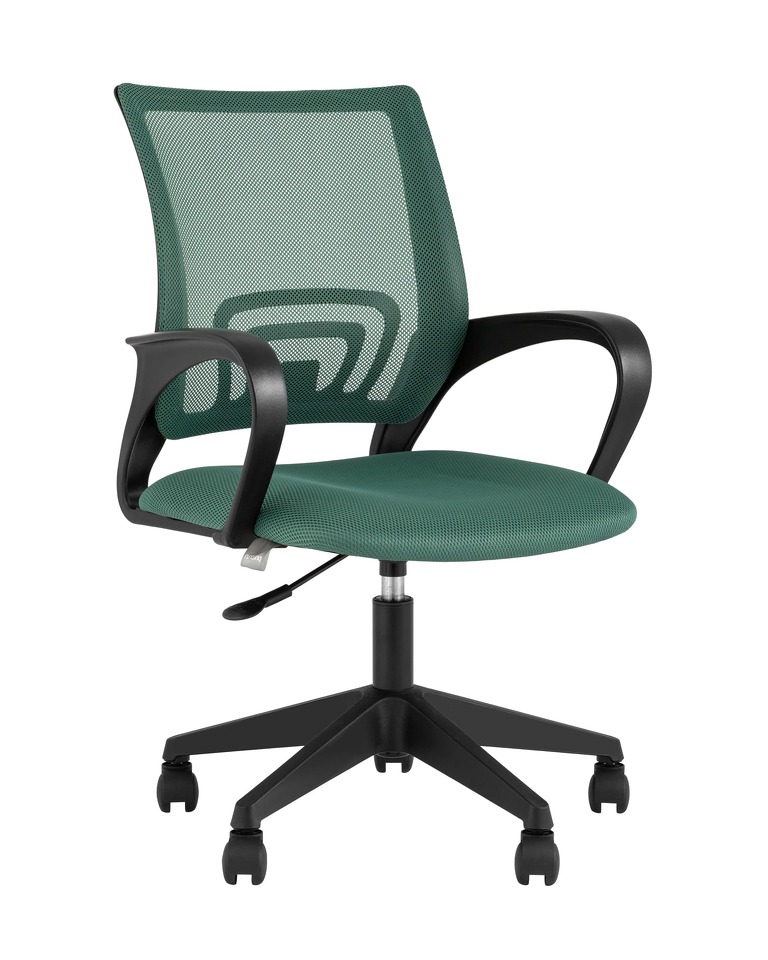 Фото №9  Кресло Кресло офисное TopChairs ST-Basic сетка/ткань зеленый