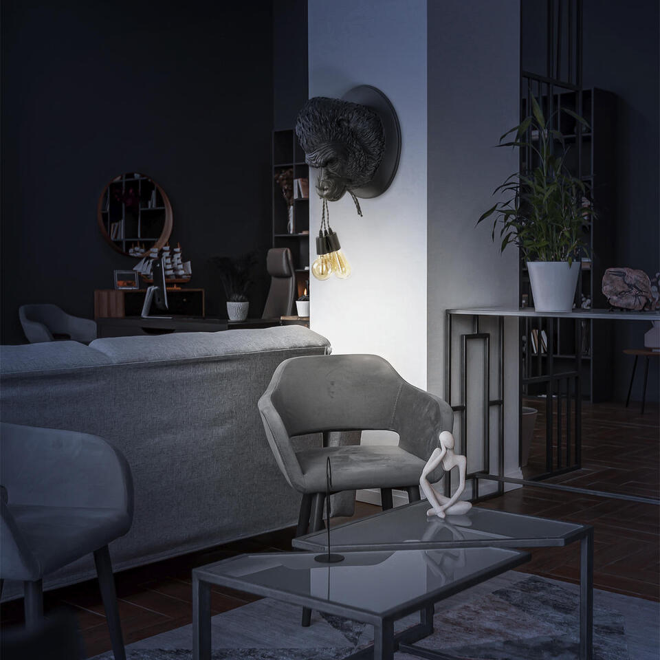 Фото №8  10178 Black Настенный светильник LOFT IT Gorilla