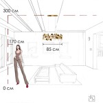 Превью фото №10  Подвесной светильник 10396/850R Подвесной светильник LOFT IT Escama