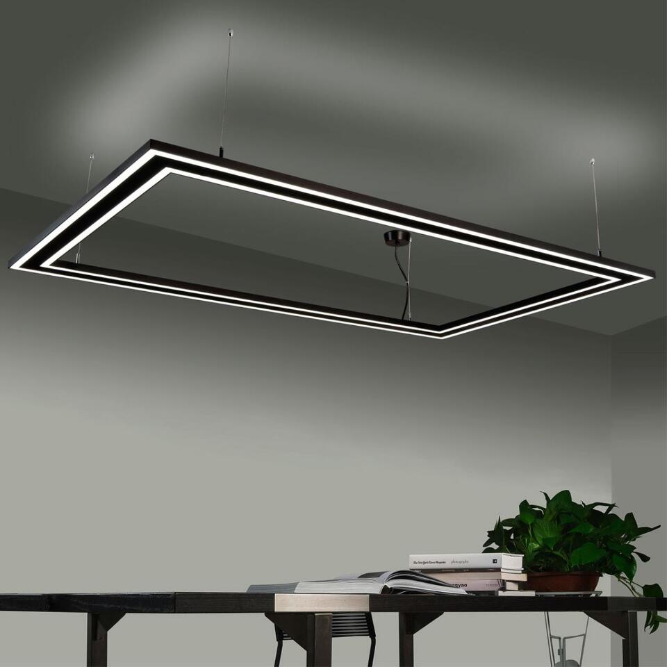 Фото №4  Подвесной светильник NOVOTECH 358446 OVER NT20 346 черный Подвесной светильник IP20 LED 40W вниз + 20W вверх 100-277V ITER