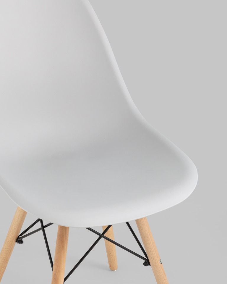 Фото №10  Стул Eames Style DSW светло-серый (разборный каркас)