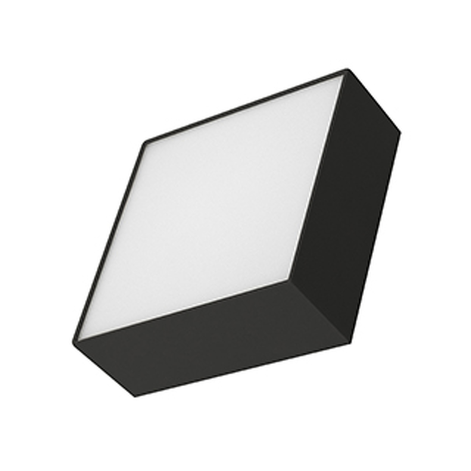 Фото №1  Arlight Светильник SP-QUADRO-S175x175-16W Day4000 (BK, 120 deg, 230V) ( IP40 Металл, 3 года)