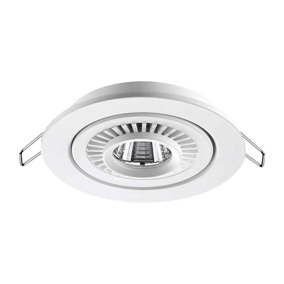 Фото №7  NOVOTECH 358815 SPOT NT21 466 белый Светильник встраиваемый светодиодный IP20 LED 9W 770Лм 4000K 220V GESSO