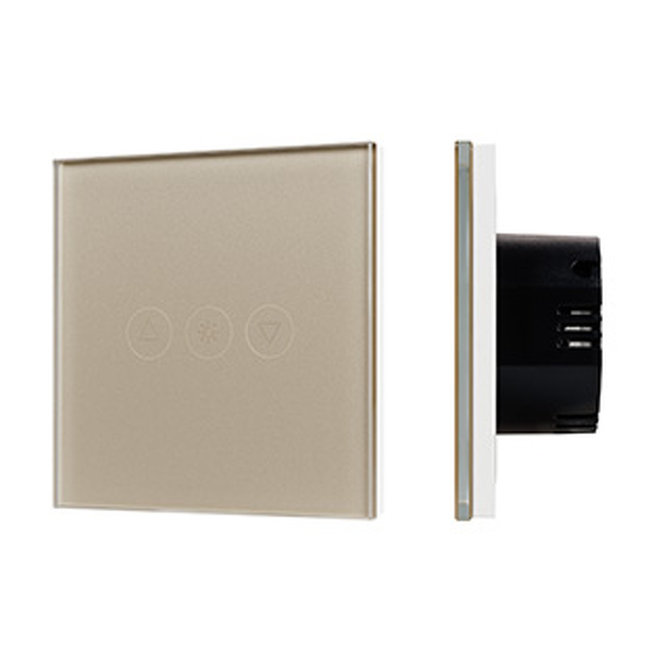 Фото №1  Arlight Светорегулятор сенсорный с Zigbee управлением SWT-OMALI-SD3-ZB-GD (250V, 500W) ( Стекло)