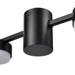 Превью фото №7  Люстра LUMION 8187/6C COMFI LN26 249 черный, металл Люстра потолочная LED GX53 6*7W 220V SANATA