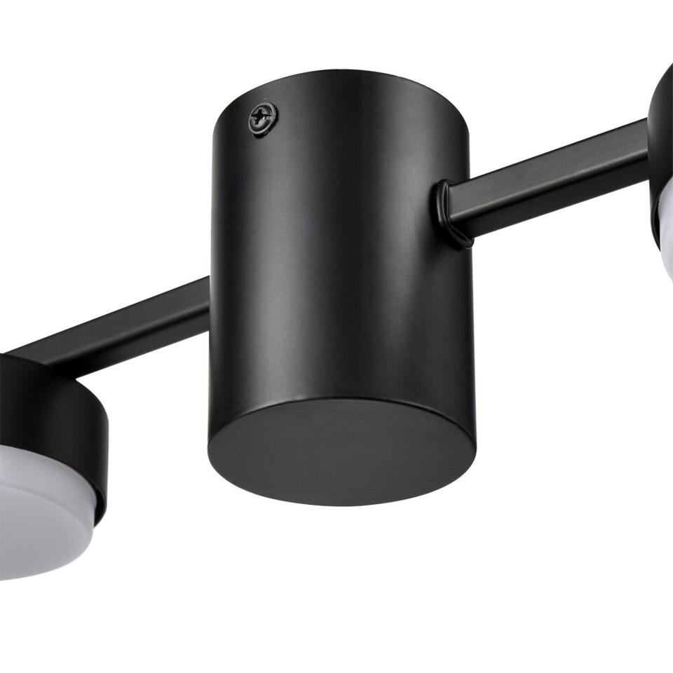Фото №7  Люстра LUMION 8187/6C COMFI LN26 249 черный, металл Люстра потолочная LED GX53 6*7W 220V SANATA