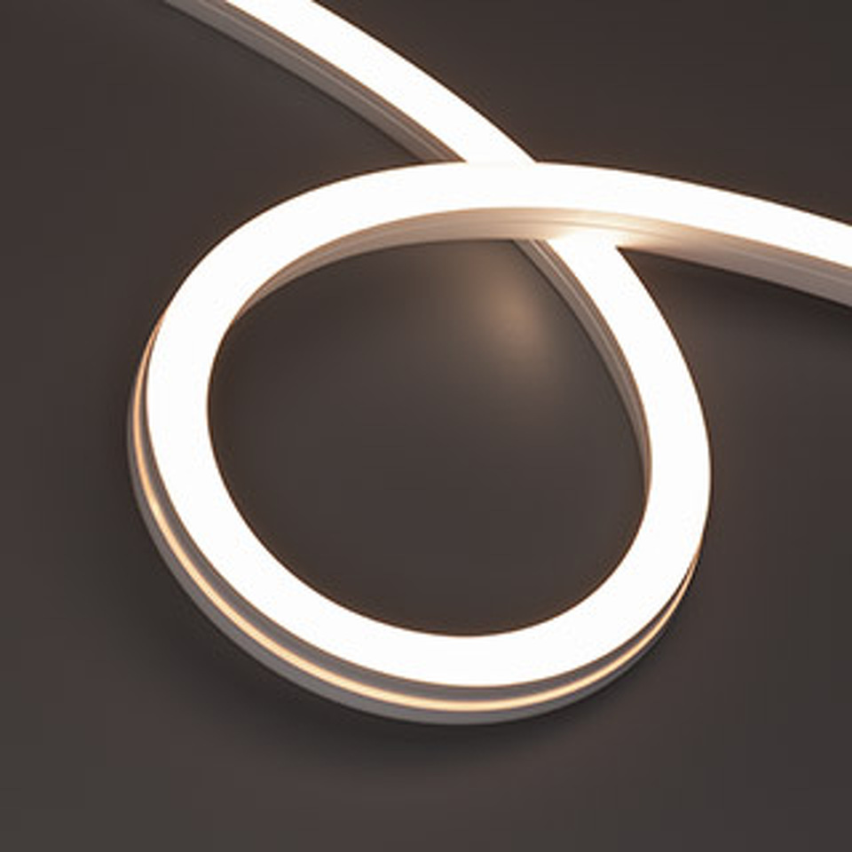Фото №1  Arlight Лента герметичная MOONLIGHT-SIDE-X280-16x16mm 24V Warm3500(10 W/m, IP67, 15m, wire x1) ( Вывод боковой, 5 лет)