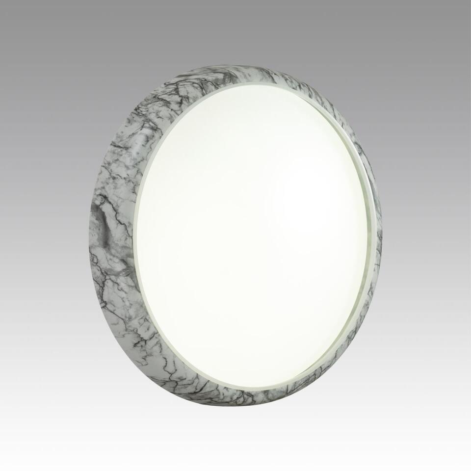 Фото №5  SONEX 7638/DL COLOR SN 137 Светильник пластик/бел. мрамор LED 48Вт 4000K D410 IP43 MRAMO WHITE