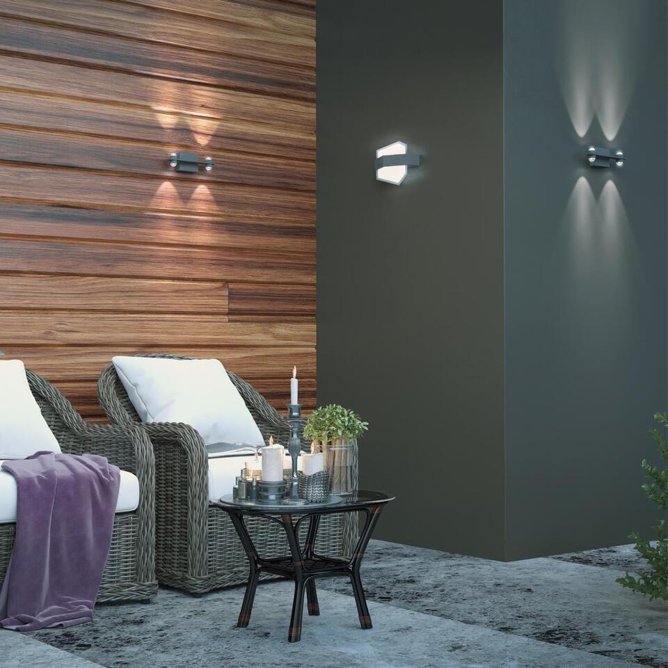 Фото №3  NOVOTECH 358574 STREET NT21 728 темно-серый Ландшафтный настенный светильник IP54 LED 4000K 12W 85-265V KAIMAS