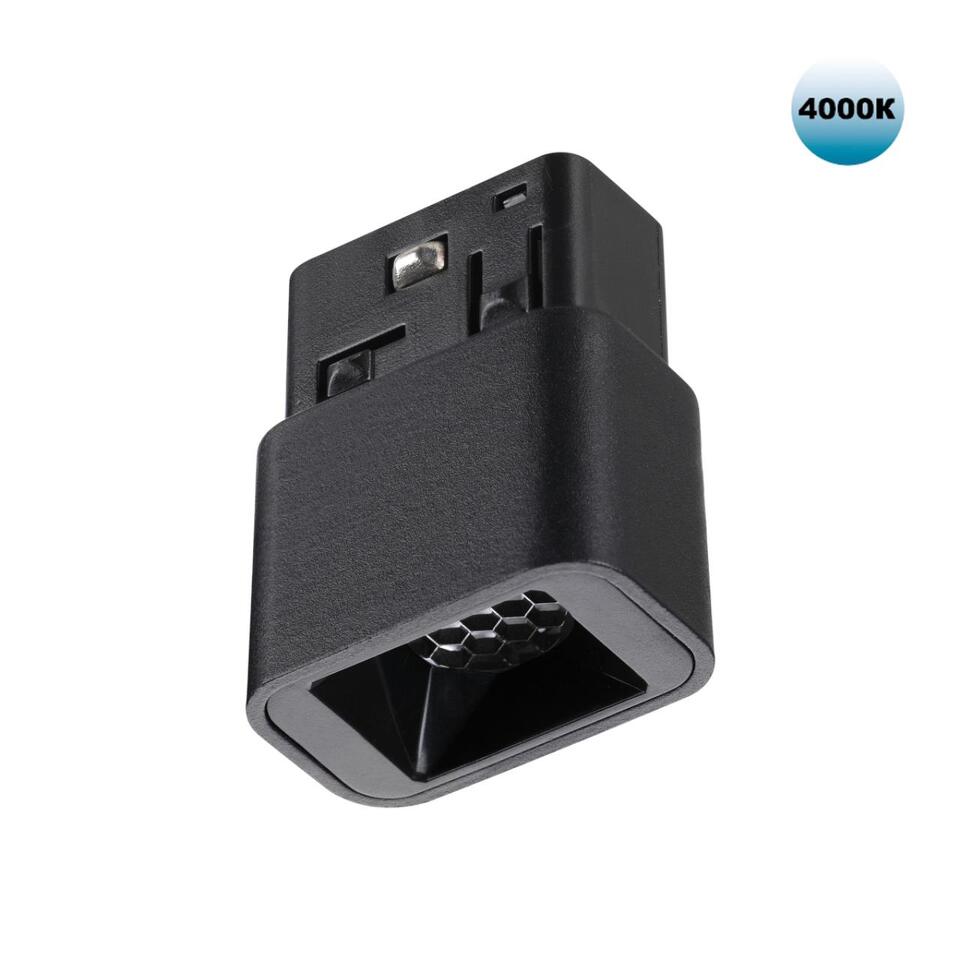 Фото №6  NOVOTECH 359515 SHINO NT24 128 черный Трековый светильник для низковольтного шинопровода IP20 LED 3W 48V 4000K 120Лм FLUM