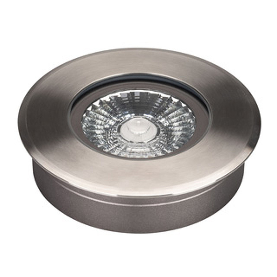 Фото №1  Arlight Светильник ART-GROUND-SLIM-R150-12W Warm3000 (SL, 35 deg, 24V) ( IP67 Металл, 3 года)