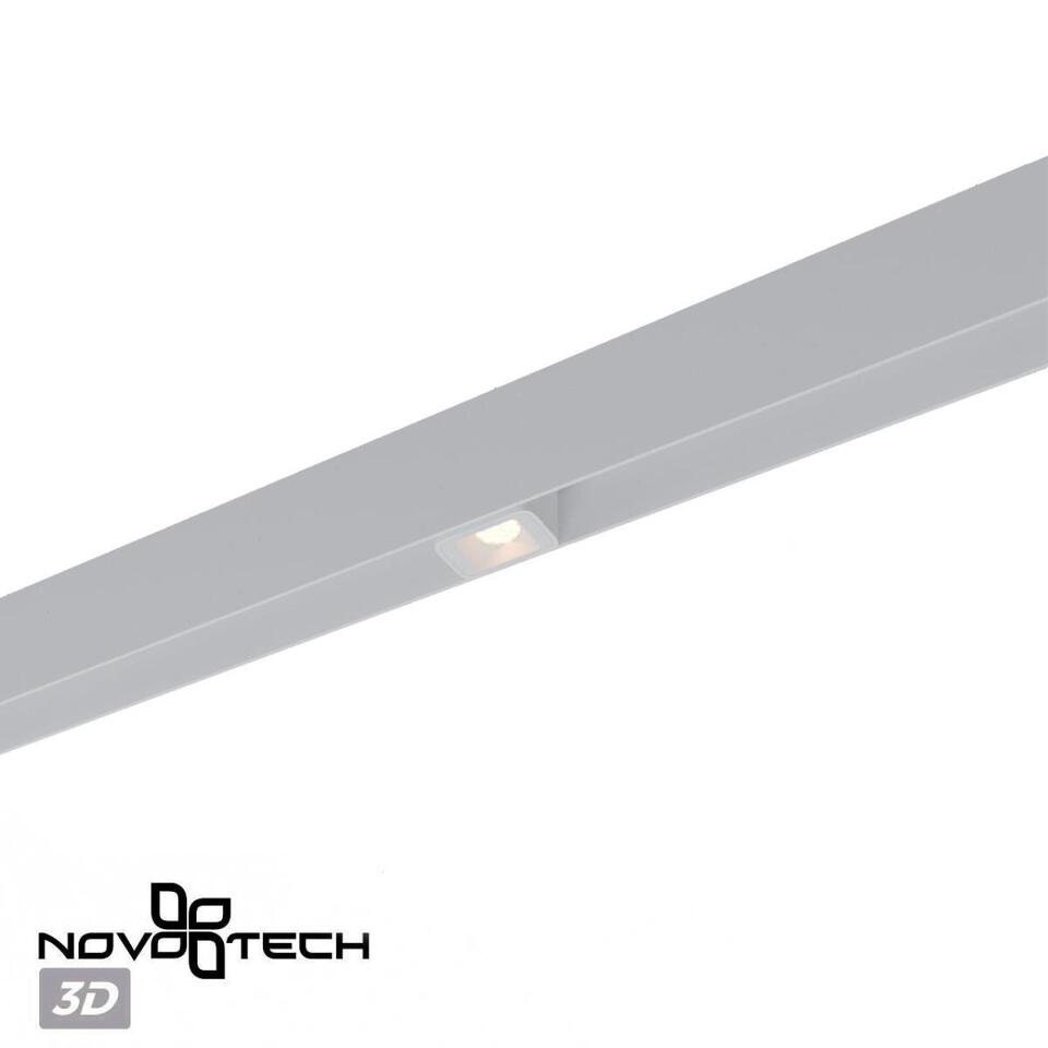 Фото №5  NOVOTECH 359514 SHINO NT24 128 белый Трековый светильник для низковольтного шинопровода IP20 LED 3W 48V 4000K 120Лм FLUM