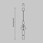 Превью фото №9  Подвесной светильник Подвесной светильник Maytoni MOD071PL-L8B3K1