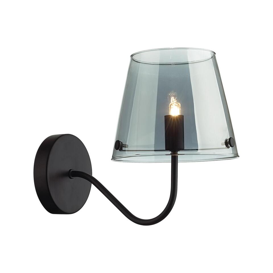 Фото №9  LUMION 6570/1W MODERNI LN26 212 черный/дымчатый/металл/стекло Бра G9 1*20W 220V SMOKY