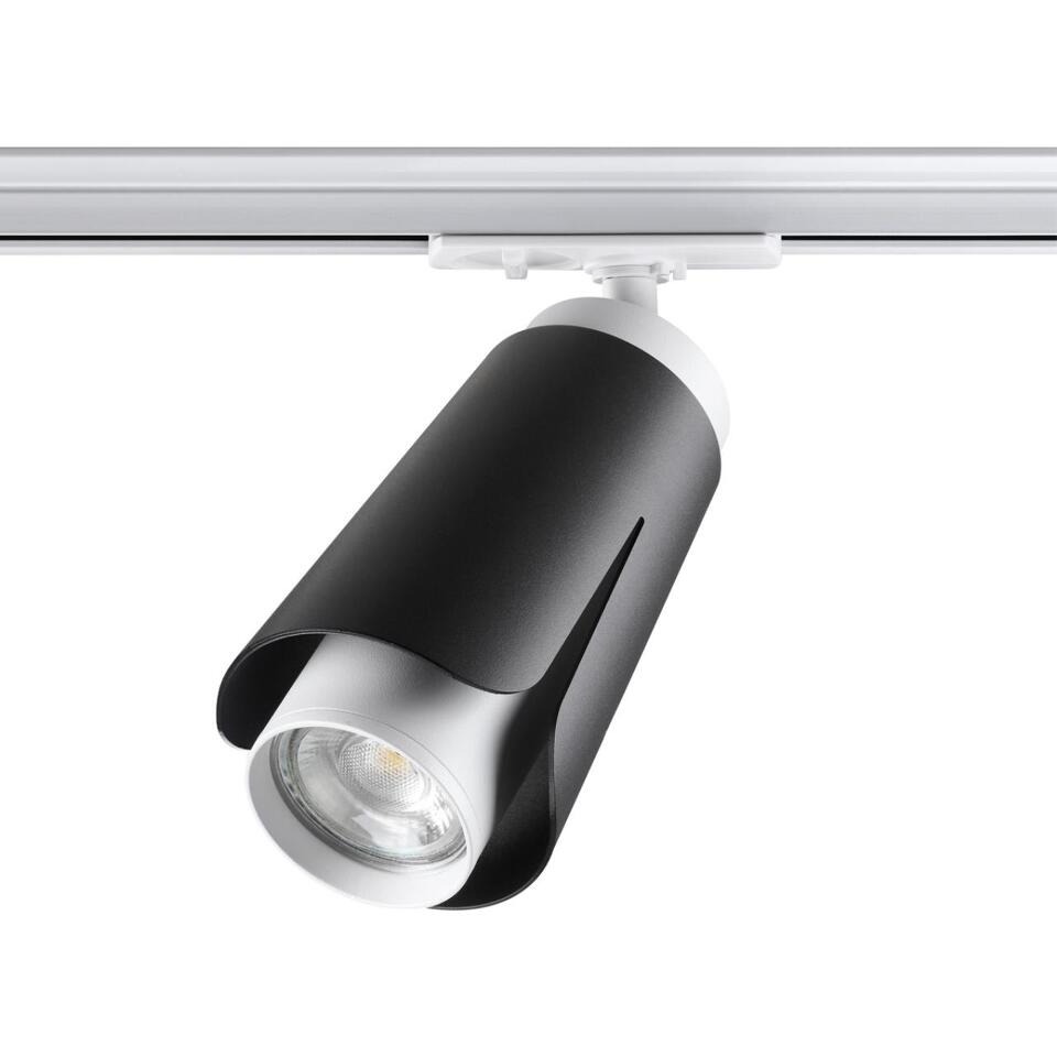 Фото №8  NOVOTECH 370836 PORT NT22 243 черный Светильник трековый однофазный трехжильный IP20 GU10 9W 220V TULIP