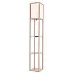 Превью фото №8  Торшер LUMION 8091/1F COMFI LN26 459 дерево/белый, дерево/текстиль Торшер Е27 1*60W 220V PRACTIC