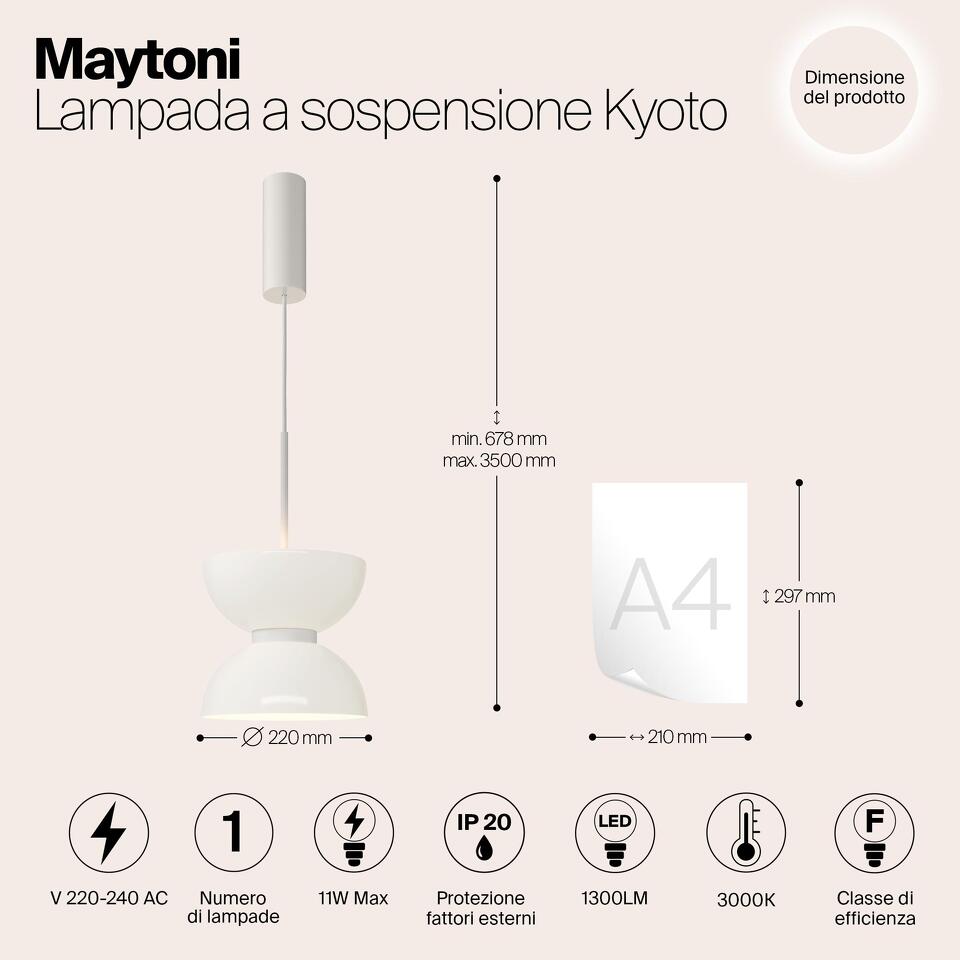 Фото №12  Подвесной светильник Подвесной светильник Maytoni MOD178PL-L11W3K